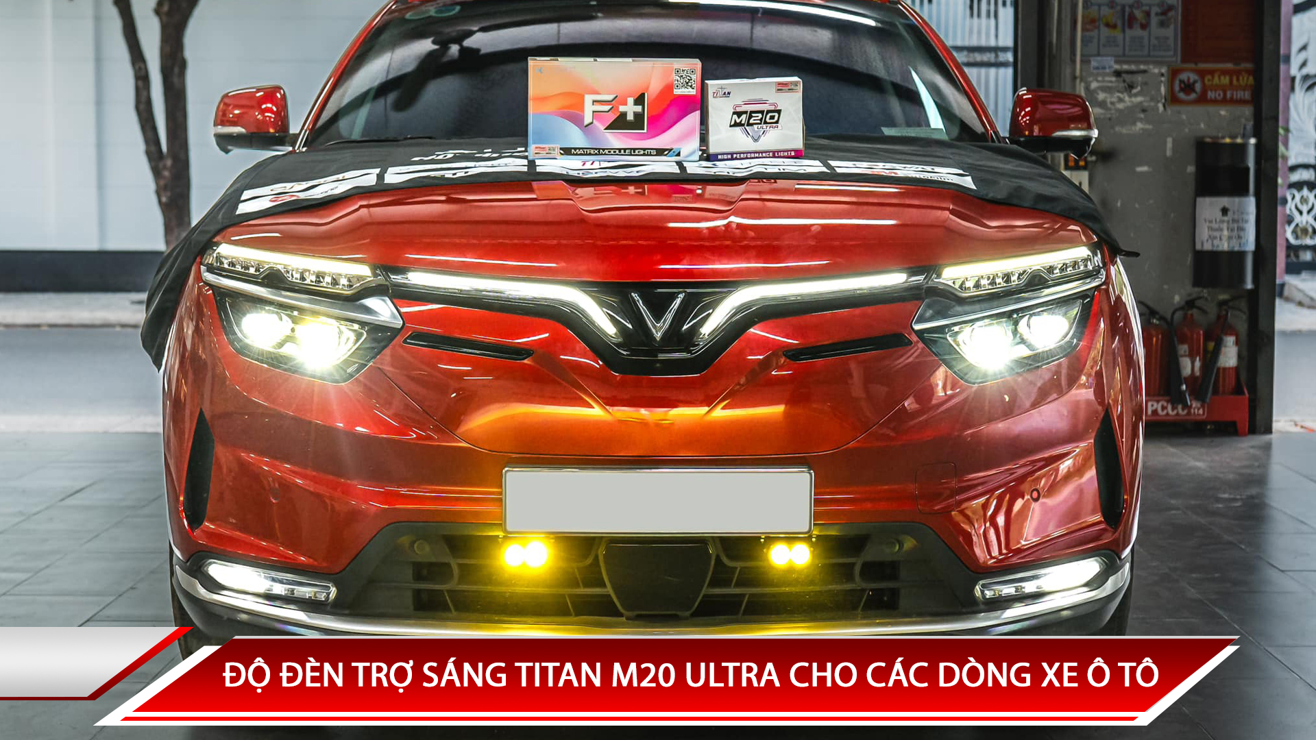 ĐỘ ĐÈN TRỢ SÁNG TITAN M20 ULTRA CHO CÁC DÒNG XE Ô TÔ